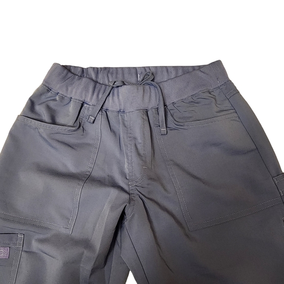Dickies Womens Balance Petite Periwinkle Scrub Pants - Picture 8 of 14